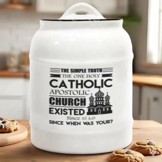 The One Holy Catholic Apostolic Church Ceramic Cookie Jars