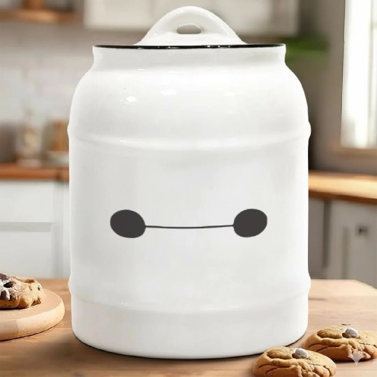 Disney Movie Big Hero 6 Baymax Eyes Ceramic Cookie Jars Illuminati