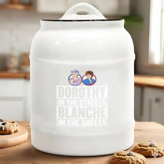 Dorothy in the street blanche in the sheet Ceramic Cookie Jars