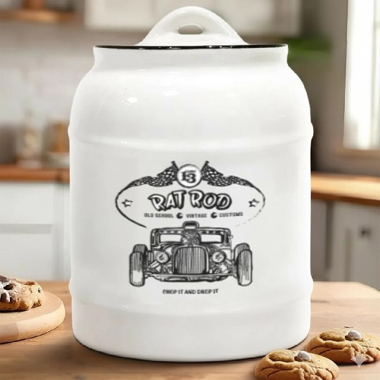 Rat Rod - Hot Rod Ceramic Cookie Jars