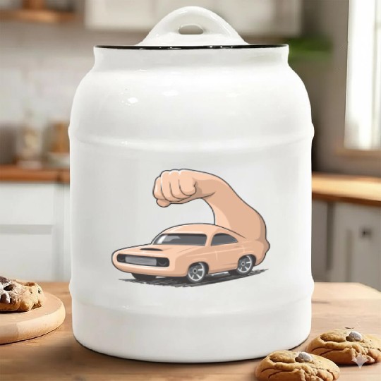 Muscle Car Ceramic Cookie Jars