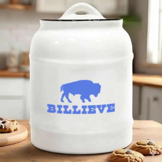 Bills Mafia BillieveShirt - Buffalo Football Ceramic Cookie Jars