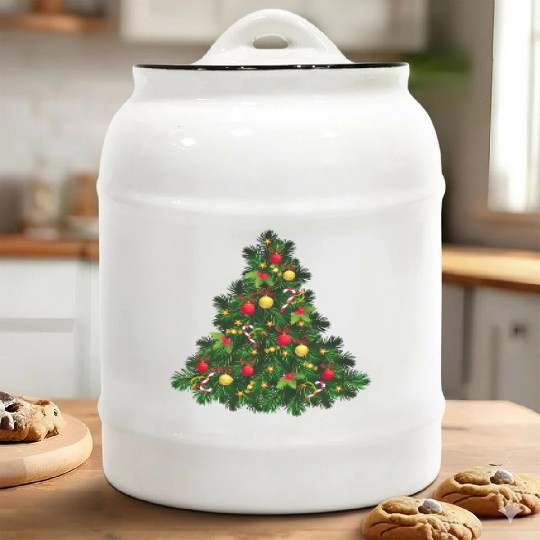 Image: Christmas tree Ceramic Cookie Jars