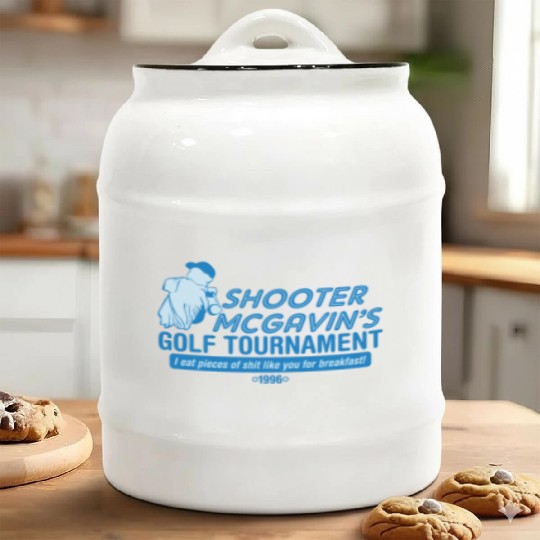 SHOOTER MCGAVIN S GOLF TOURNAMENT Ceramic Cookie Jars