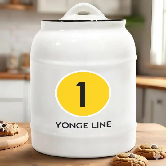 Yonge Street Subway Line Ceramic Cookie Jars
