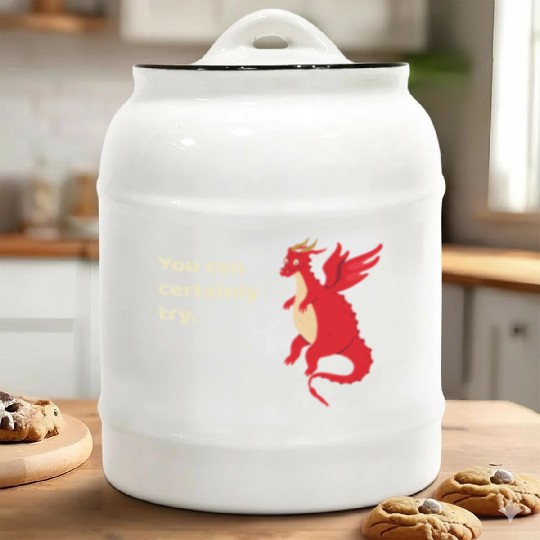 You Can Certainly Try Red Dragon Ceramic Cookie Jars