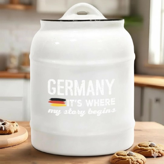 Germany it is where my story begins germany Ceramic Cookie Jars