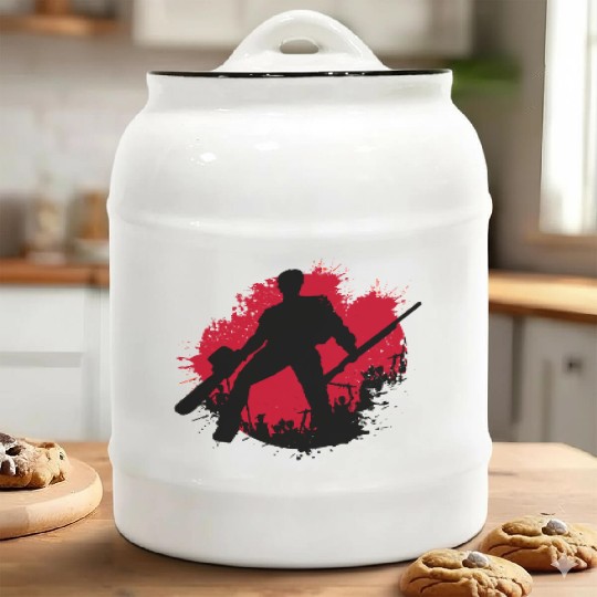 Ash Splash Ceramic Cookie Jars