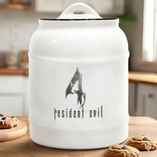 Resident Evil 4 - Logo Ceramic Cookie Jars
