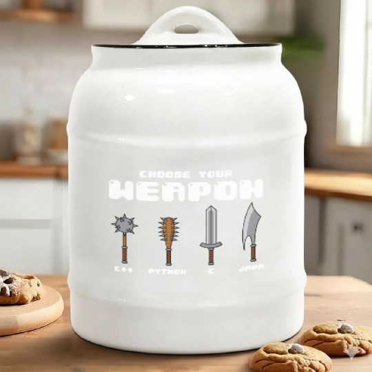 Computer Science Student Gift Ceramic Cookie Jars