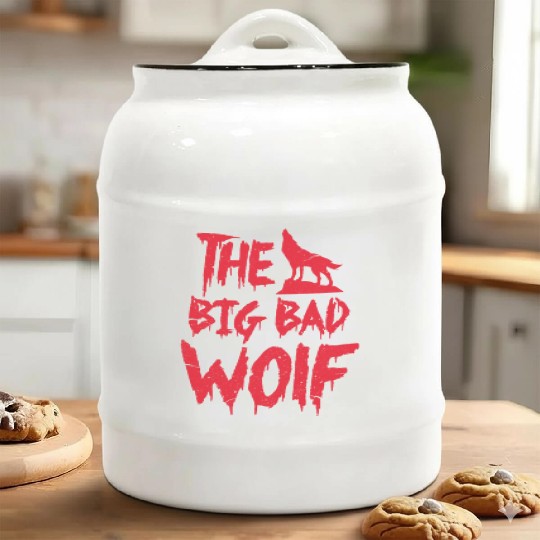 The Big Bad Wolf Ceramic Cookie Jars