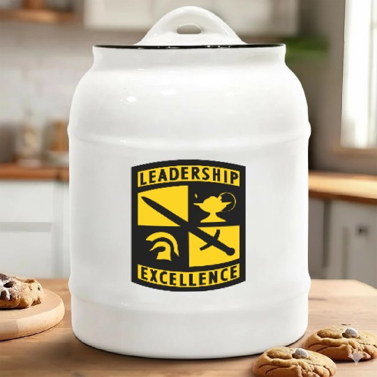 US Army ROTC Reserve Officer Training Corps Ceramic Cookie Jars