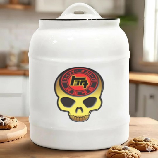 Retro TEQ Toyota Japan Ceramic Cookie Jars