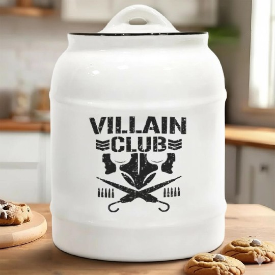 villain bullet club Ceramic Cookie Jars