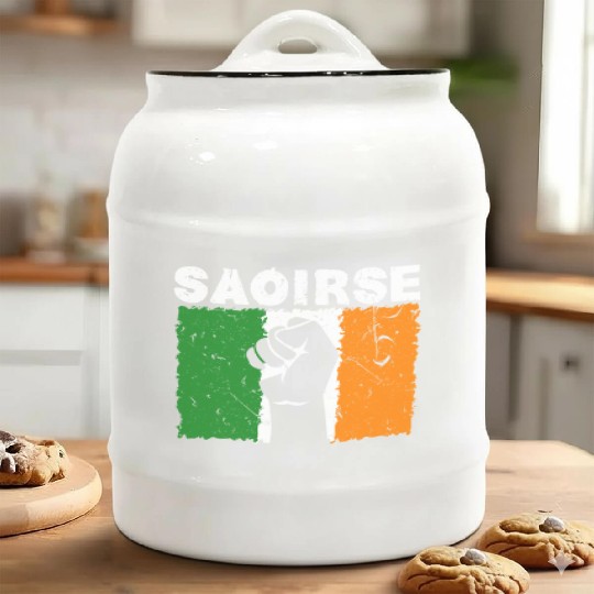 Saoirse Irish Republican Conservative Capitalist I Ceramic Cookie Jars