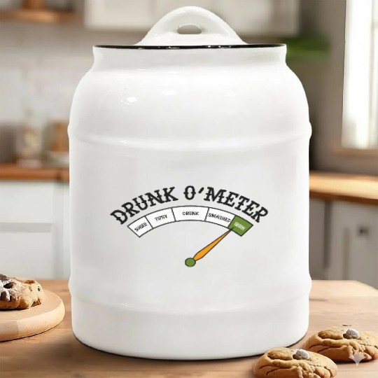 Drunk O Meter Ceramic Cookie Jars