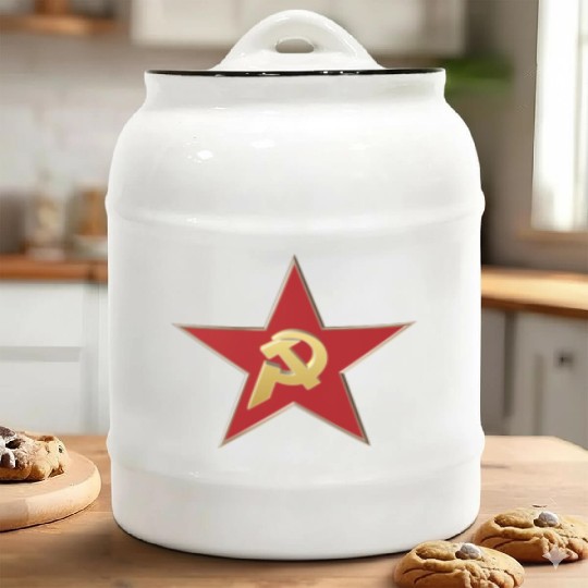 Hammer and sickle Ceramic Cookie Jars