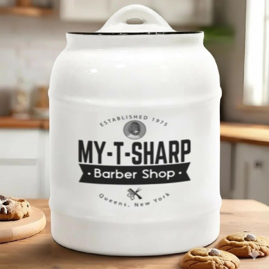 Coming To America | MY-T-SHARP Barber Shop Ceramic Cookie Jars