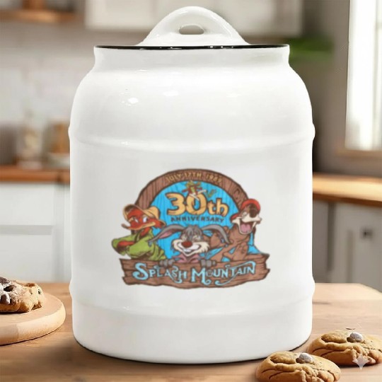 splash mountain Ceramic Cookie Jars
