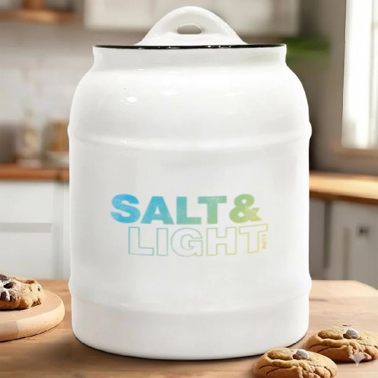 salt and light Ceramic Cookie Jars