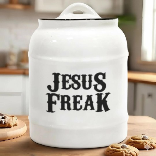 Jesus freak Ceramic Cookie Jars