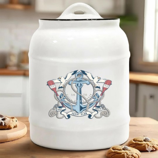 Yacht Club - Awesome sailor Gift Ceramic Cookie Jars