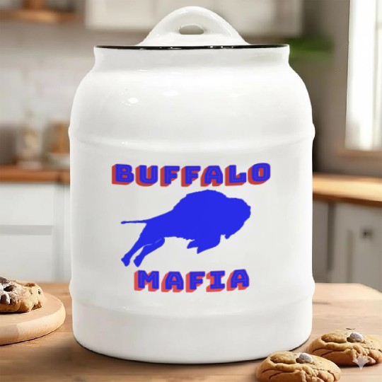 Bills Mafia Ceramic Cookie Jars Makes A Great Gift For Buffalo Spo