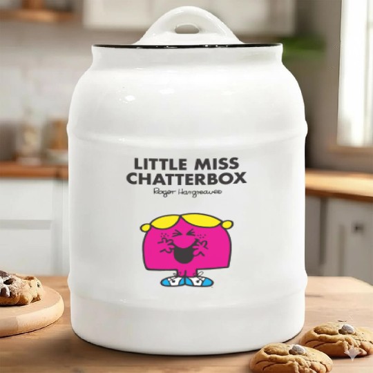 Mr Men Little Miss Chatterbox Ceramic Cookie Jars