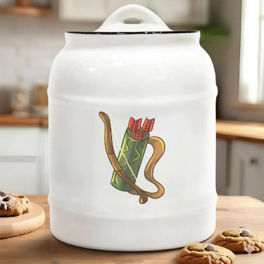 Robin Hood Arrowand Quiver Ceramic Cookie Jars