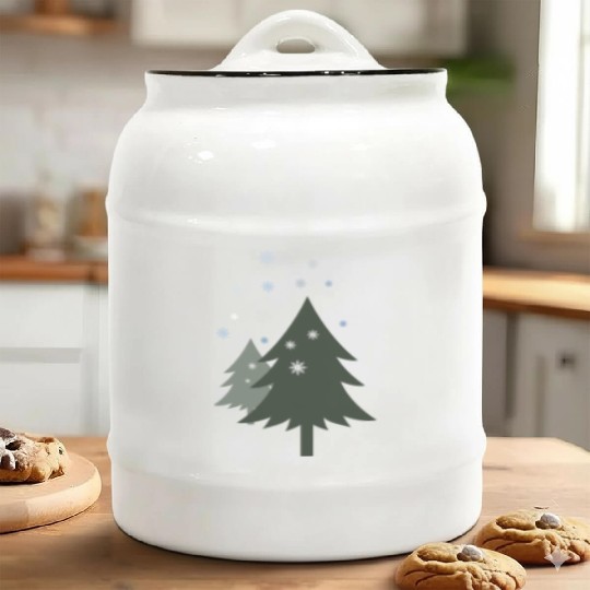 winter wonderland Ceramic Cookie Jars