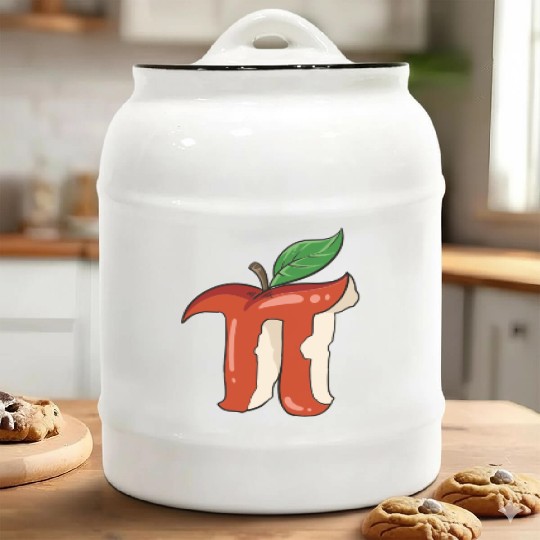 Apple Pie Funny Thanksgiving Math Teacher Gift Ceramic Cookie Jars