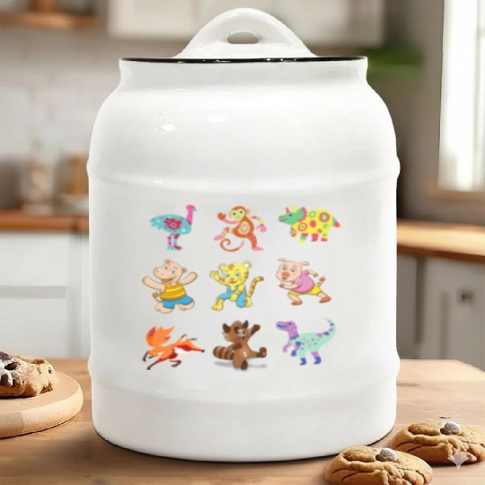 cute Animal Crossing Characters Ceramic Cookie Jars