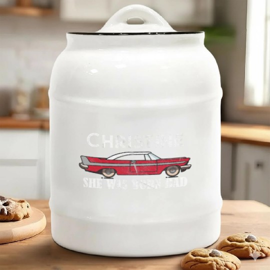 Christine Classic Car Model Lover Automotive Theme Ceramic Cookie Jars