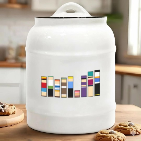 Anime Luffy Zoro Nami Straw Hat Colour Palette Ceramic Cookie Jars