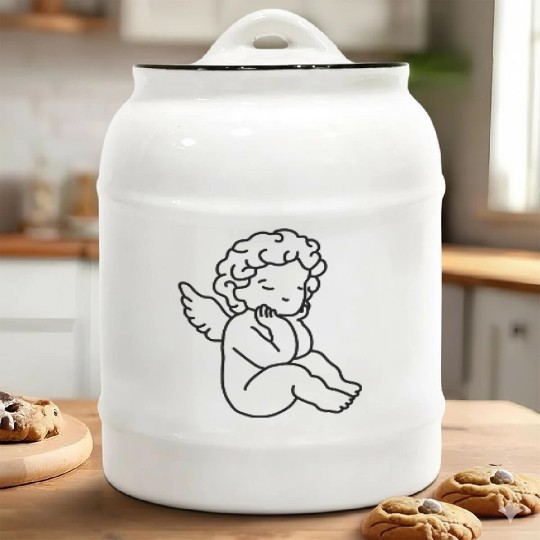 Angel Baby Ceramic Cookie Jars