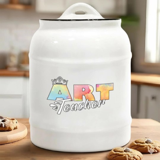 Art Teacher Teaching Student Arts Class Gifts Ceramic Cookie Jars