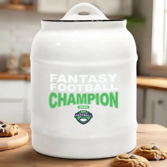 ESPN Fantasy Football Champion 2020 V3 1765 Ceramic Cookie Jars