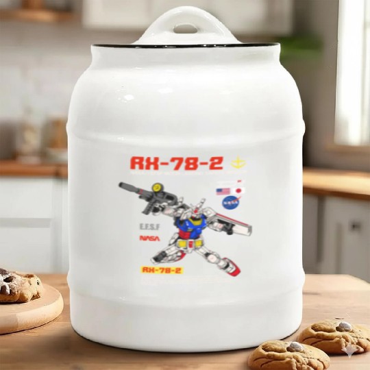 Rx-78-2 Gundam Ceramic Cookie Jars