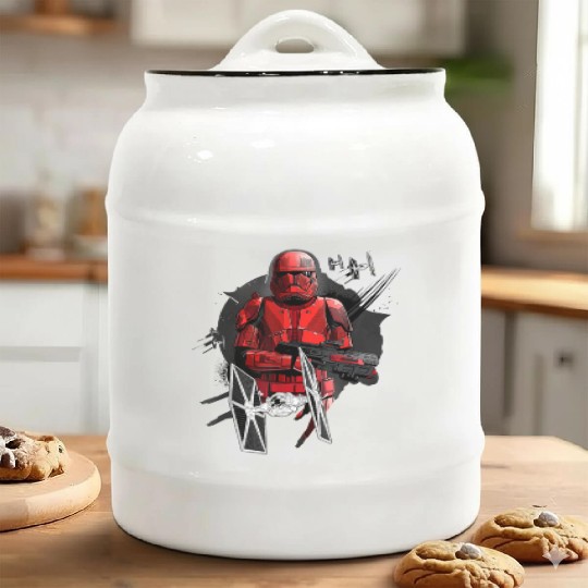 Star Wars The Rise of Skywalker Red Trooper Ceramic Cookie Jars