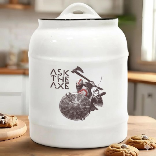 God Of War Ask The Axe Ceramic Cookie Jars