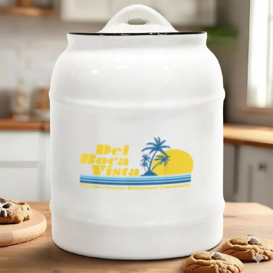 Del Boca Vista Retirement Community Funny No 2376 Ceramic Cookie Jars