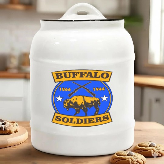 BUFFALO SOLDIERS Ceramic Cookie Jars