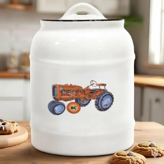 Allis Chalmers Tractor USA Ceramic Cookie Jars