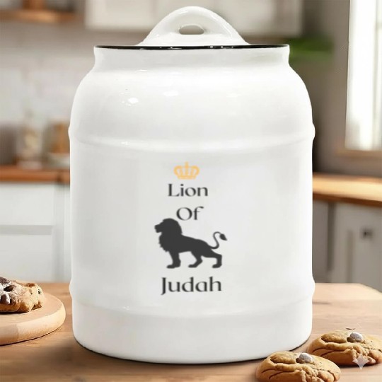 Lion of Judah Ceramic Cookie Jars