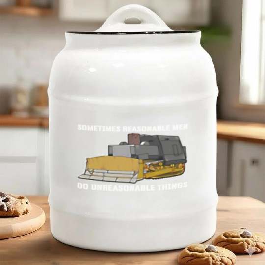 Killdozer Ceramic Cookie Jars
