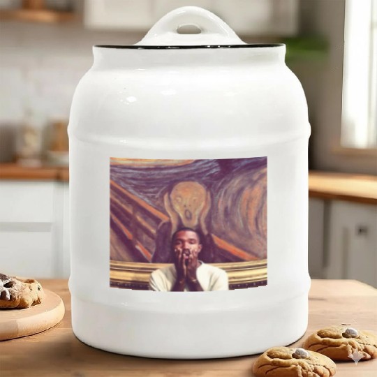 Frank Ocean Purple Blond Ceramic Cookie Jars