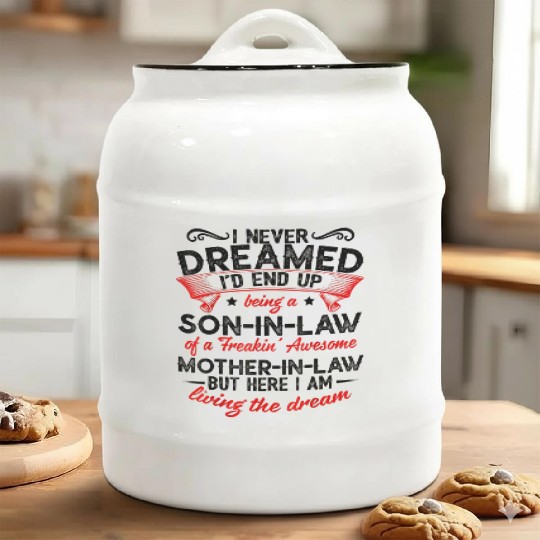 Living The Dream - Mother In Law Ceramic Cookie Jars