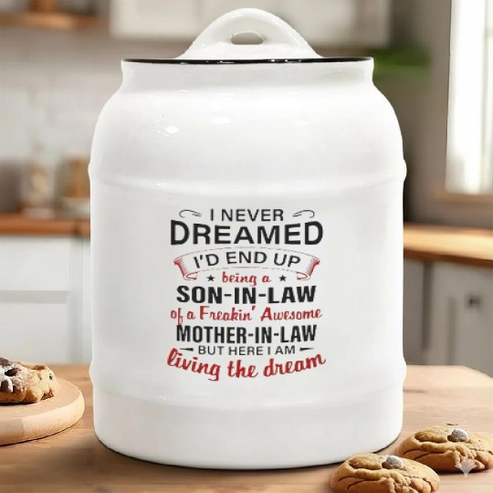 Living The Dream - Mother In Law Ceramic Cookie Jars