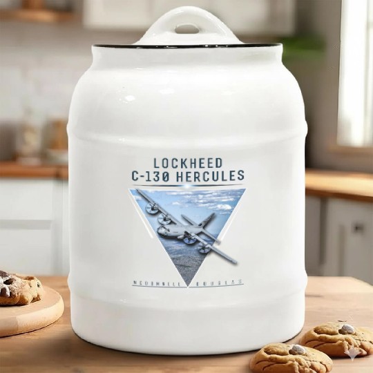 Lockheed C 130 Hercules Ceramic Cookie Jars