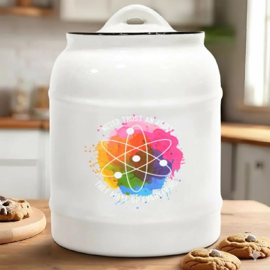 Never trust an Atom - they make up everything Ceramic Cookie Jars
